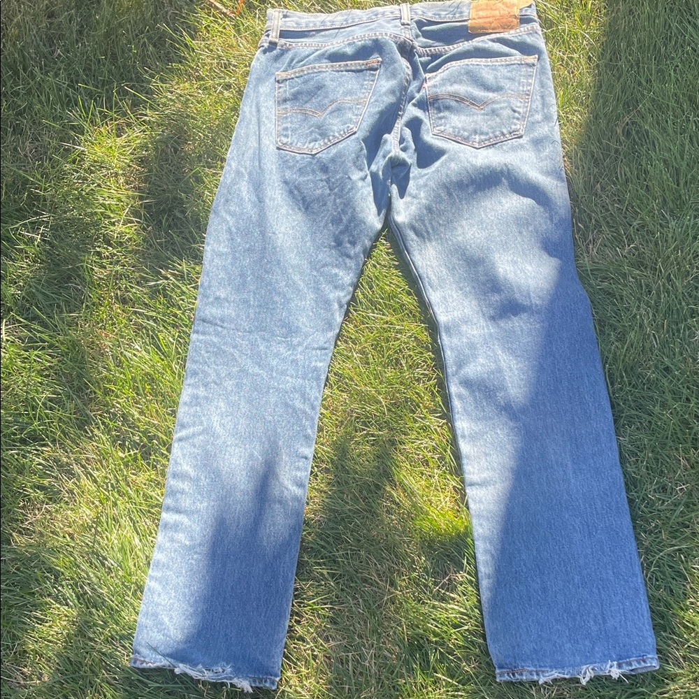 Levi's Men's Straight Jeans - Light Blue 501 Levi’s Jeans size W33 L 32